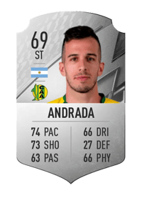 Federico Andrada Rare 69 OVR