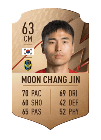 Moon Chang Jin Rare 63 OVR