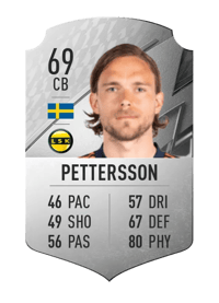 Tom Pettersson Rare 69 OVR