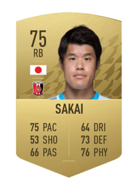 Hiroki Sakai Common 75 OVR