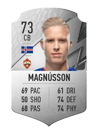 Hörður Magnússon Rare 73 OVR