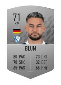 Danny Blum Common 71 OVR