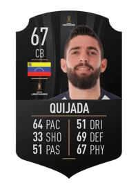 Rubert Quijada CONMEBOL LIBERTADORES 67 OVR