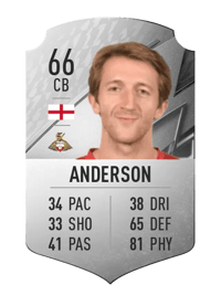 Tom Anderson Rare 66 OVR