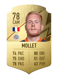 Florent Mollet Rare 78 OVR