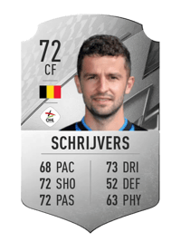 Siebe Schrijvers Rare 72 OVR
