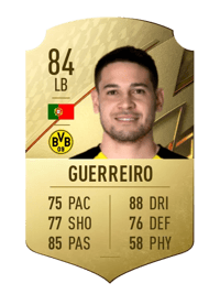 Raphaël Guerreiro Rare 84 OVR