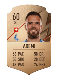 Orhan Ademi Rare 60 OVR