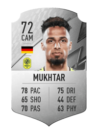 Hany Mukhtar Rare 72 OVR