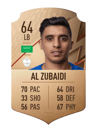 Ibrahim Al Zubaidi Rare 64 OVR