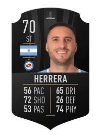 Emanuel Herrera CONMEBOL LIBERTADORES 70 OVR