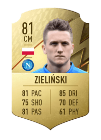 Piotr Zieliński Rare 81 OVR