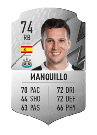 Manquillo Rare 74 OVR
