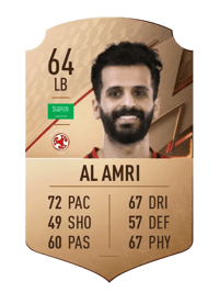 Mohammed Al Amri Rare 64 OVR