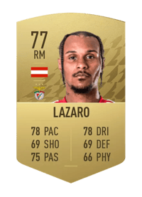 Valentino Lazaro Common 77 OVR