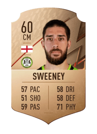 Dan Sweeney Rare 60 OVR