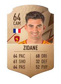 Enzo Zidane Rare 64 OVR