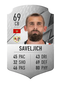 Esteban Saveljich Rare 69 OVR