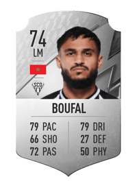 Sofiane Boufal Rare 74 OVR