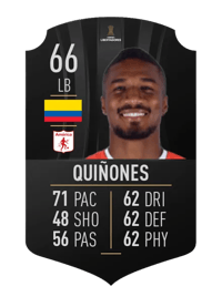 Héctor Quiñones CONMEBOL LIBERTADORES 66 OVR