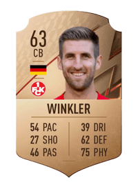Alexander Winkler Rare 63 OVR