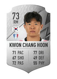 Kwon Chang Hoon Rare 73 OVR