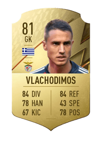 Odisseas Vlachodimos Rare 81 OVR
