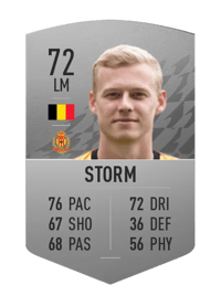 Nikola Storm Common 72 OVR