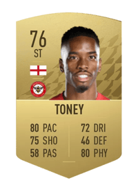 Ivan Toney Common 76 OVR