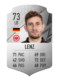 Christopher Lenz Rare 73 OVR