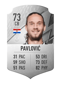 Mateo Pavlović Rare 73 OVR