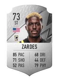 Gyasi Zardes Rare 73 OVR