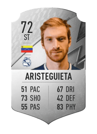 Fernando Aristeguieta Rare 72 OVR