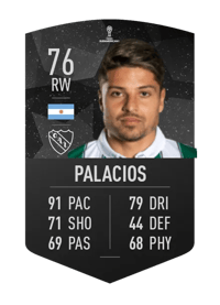 Sebastián Palacios CONMEBOL SUDAMERICANA 76 OVR