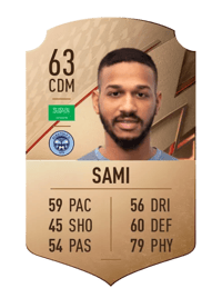 Zakaria Sami Rare 63 OVR