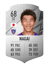 Kensuke Nagai Rare 68 OVR