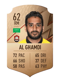 Abdulrahman Al Ghamdi Rare 62 OVR