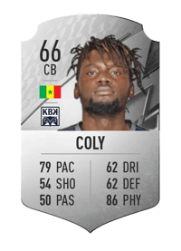 Aliou Coly Rare 66 OVR