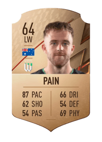 Connor Pain Rare 64 OVR