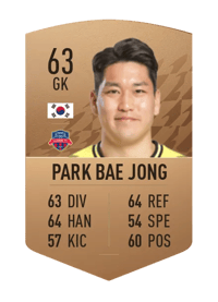 Park Bae Jong Common 63 OVR