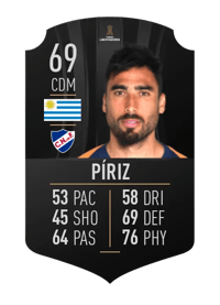 Facundo Píriz CONMEBOL LIBERTADORES 69 OVR