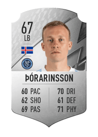 Guðmundur Þórarinsson Rare 67 OVR