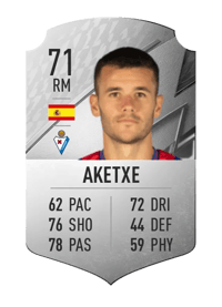 Aketxe Rare 71 OVR
