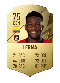 Jefferson Lerma Rare 75 OVR