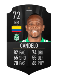 Yerson Candelo CONMEBOL LIBERTADORES 72 OVR