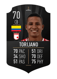 Fáiner Torijano CONMEBOL LIBERTADORES 70 OVR