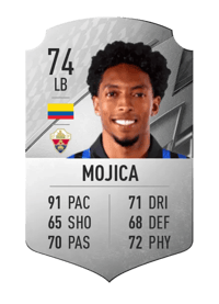 Johan Mojica Rare 74 OVR
