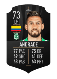 Andrés Andrade CONMEBOL LIBERTADORES 73 OVR