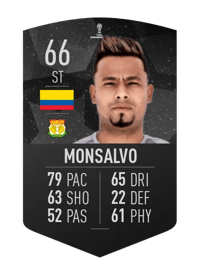 Charles Monsalvo CONMEBOL SUDAMERICANA 66 OVR