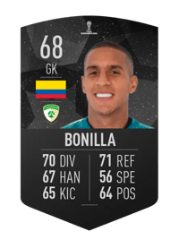 Cristian Bonilla CONMEBOL SUDAMERICANA 68 OVR